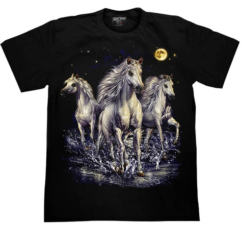 White Horses T shirt