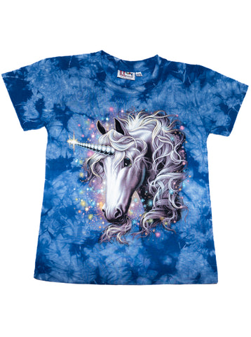Kids Tie-Dye Unicorn T shirt