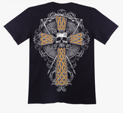 Skull Crucifix Axes T-shirt - Apache Concept Store