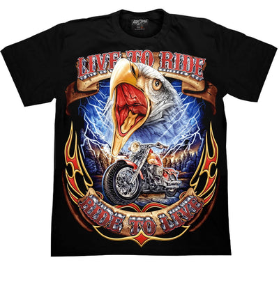 Eagle Live to Ride T shirt - Apache Concept Store