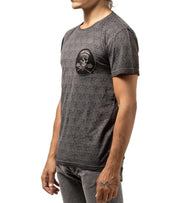 Logogram Cut Out Skull T shirt - Apache Concept Store