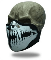 Neoprene Skull Half Face Mask - Apache Concept Store