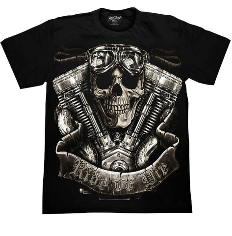 Ride or Die Skull T-shirt - Apache Concept Store