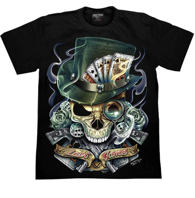 Skull Last Game Cards T-shirt - Apache Concept Store