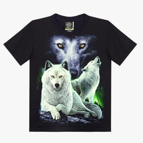 Wolves at Night T-shirt - Apache Concept Store