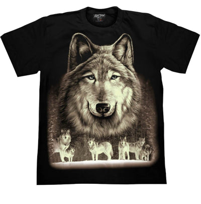 Wolf Blue Eyes T shirt - Apache Concept Store